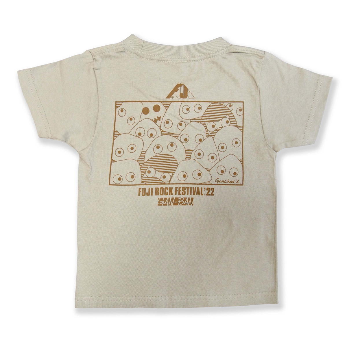 FUJI ROCK FESTIVAL GONCHAN × GAN-BAN Tシャツ(KIDS)