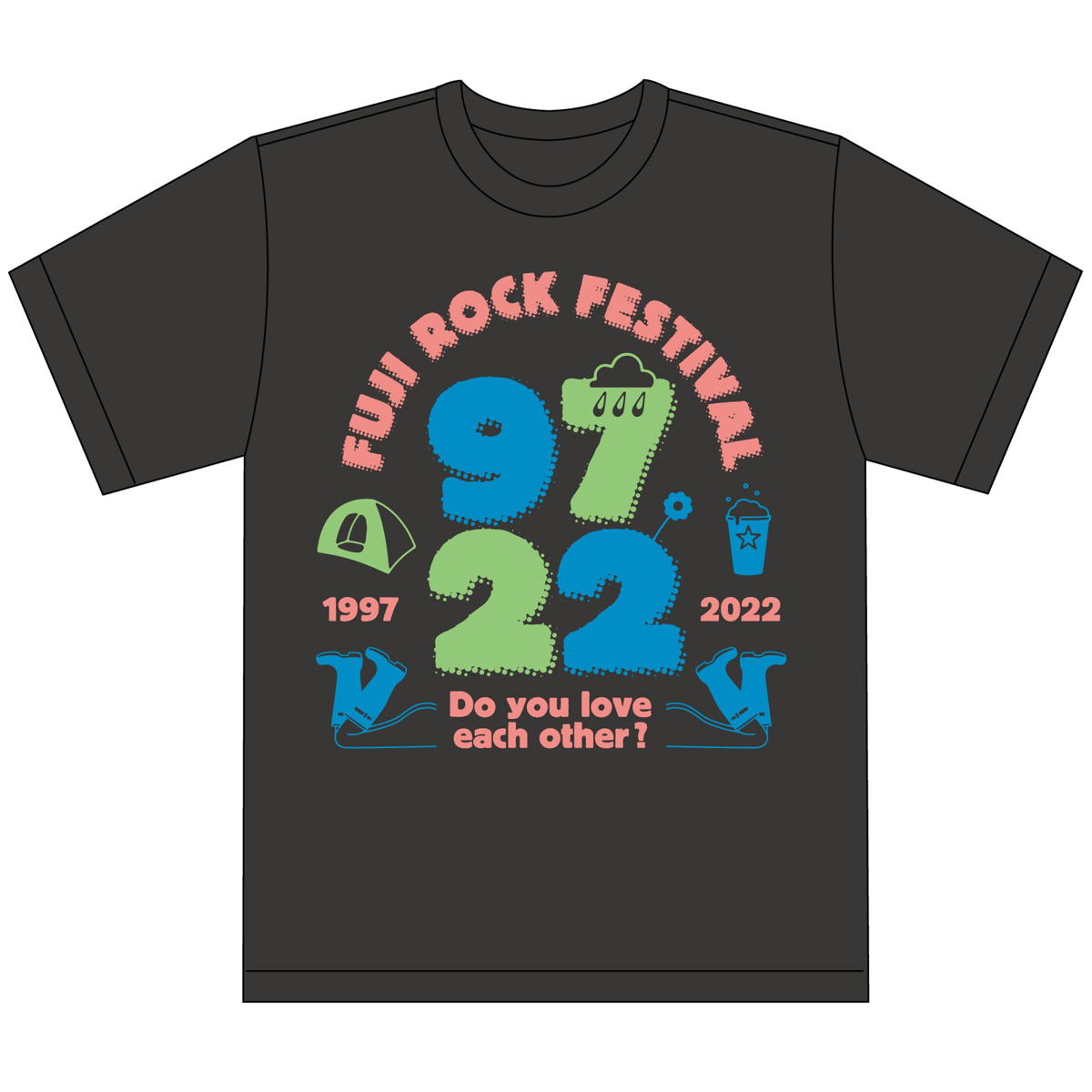 97/22 T-shirt（出演者名入りTシャツ)