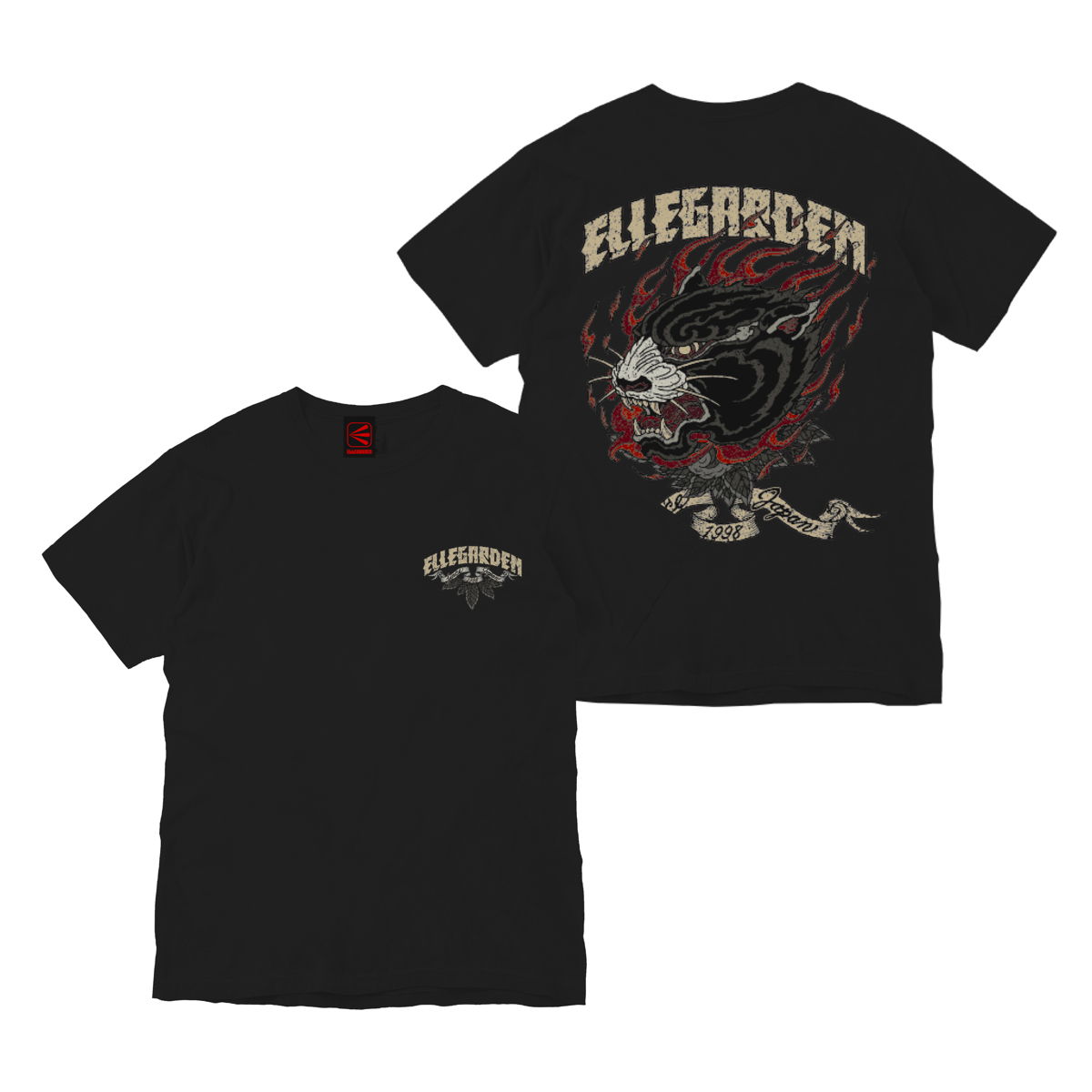 ELLEGARDEN PANTHER T-SHIRT 黒豹 Lサイズ｜メンズ