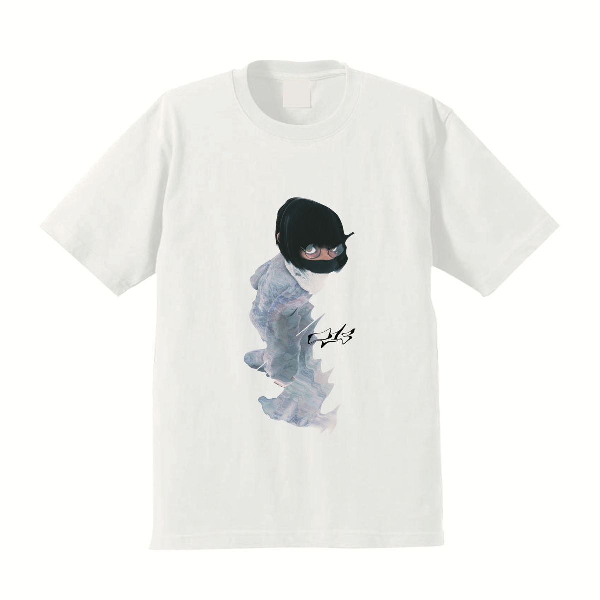 長谷川白紙 Q13 v3 TシャツA ホワイト