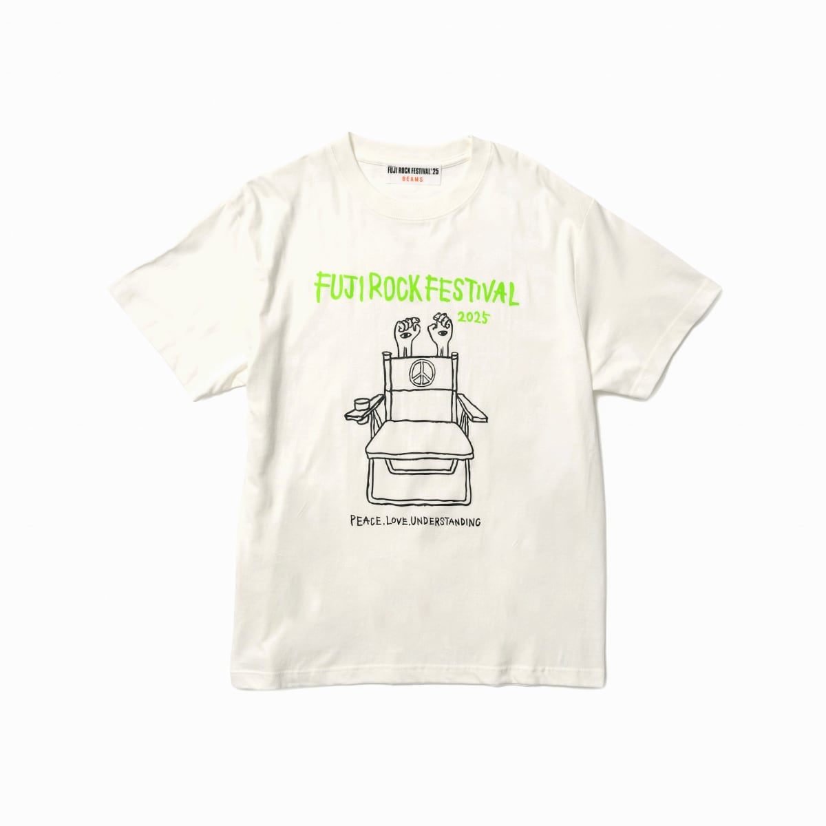 FUJI ROCK FESTIVAL'25 × BEAMS オフィシャルTシャツ Hello, It’s me T for FUJI ROCK
