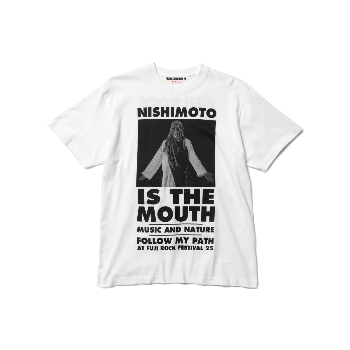 FUJI ROCK FESTIVAL'25 × BEAMS オフィシャルTシャツ NATURE