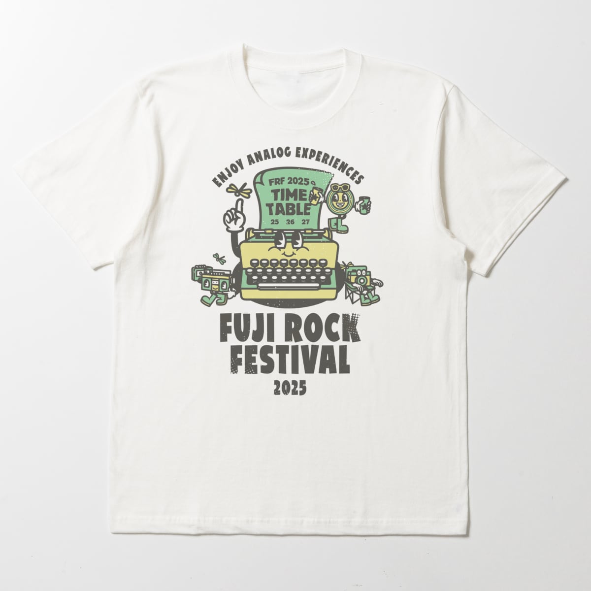 FUJI ROCK ’25 アナログ Tee(出演者名入り)