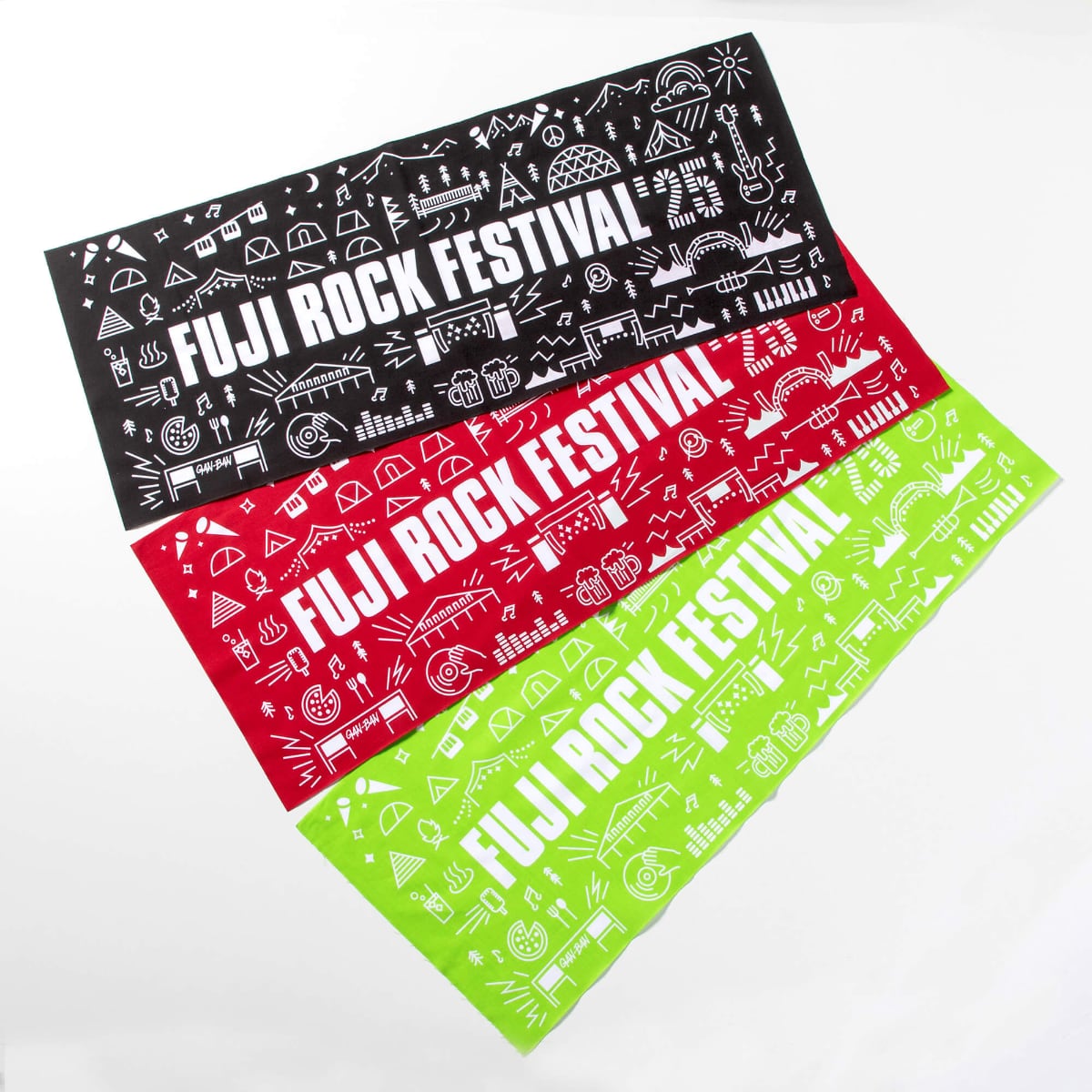 FUJI ROCK '25  手ぬぐい (アイコン柄)