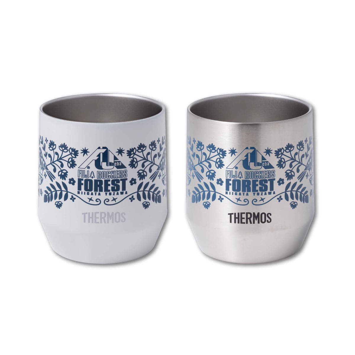 フジロックの森×THERMOS コラボマグボトル_真空断熱カップ