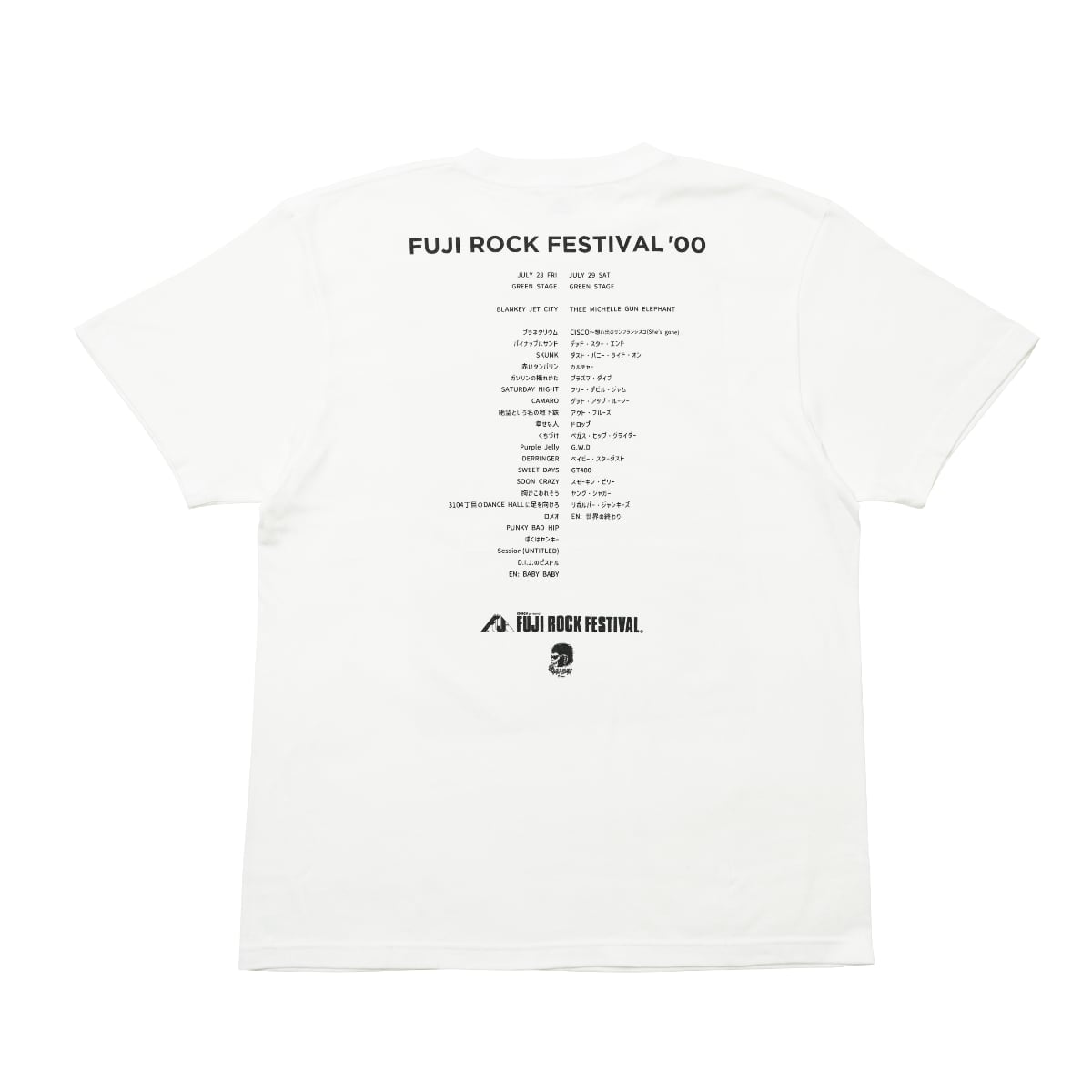 ミッシェル ガン エレファント フジロック コラボTシャツ Lサイズ 新品 フジロックフェスティバル '25会場販売グッズ一覧 | FUJI ROCK