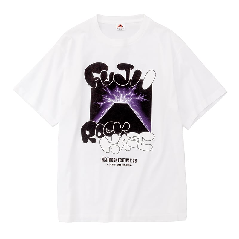 Fujii Kaze x Fuji Rock '26 Official Collaboration T-shirt (WHITE)