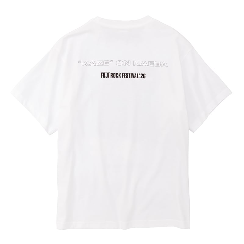 Fujii Kaze x Fuji Rock '26 Official Collaboration T-shirt (WHITE)