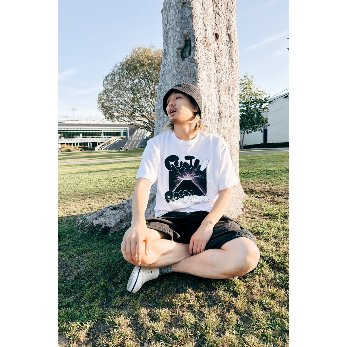 Fujii Kaze x Fuji Rock '26 Official Collaboration T-shirt (WHITE)