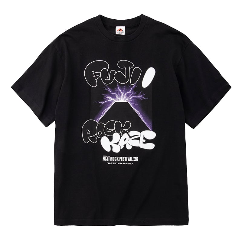 Fujii Kaze x Fuji Rock '26 Official Collaboration T-shirt (BLACK)