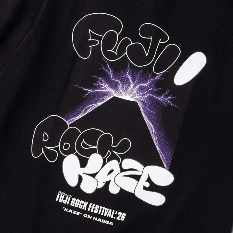 Fujii Kaze x Fuji Rock '26 Official Collaboration T-shirt (BLACK)