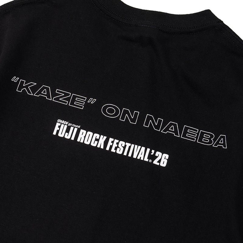 Fujii Kaze x Fuji Rock '26 Official Collaboration T-shirt (BLACK)