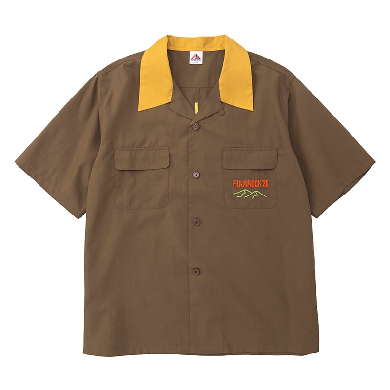 Fujii Kaze x Fuji Rock '26 Official Collaboration Shirt (BROWN)