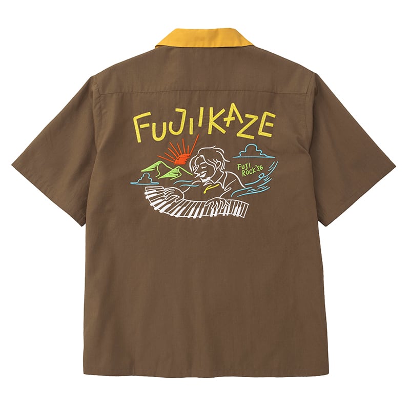 Fujii Kaze x Fuji Rock '26 Official Collaboration Shirt (BROWN)