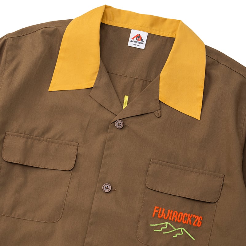Fujii Kaze x Fuji Rock '26 Official Collaboration Shirt (BROWN)
