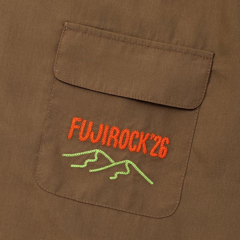 Fujii Kaze x Fuji Rock '26 Official Collaboration Shirt (BROWN)