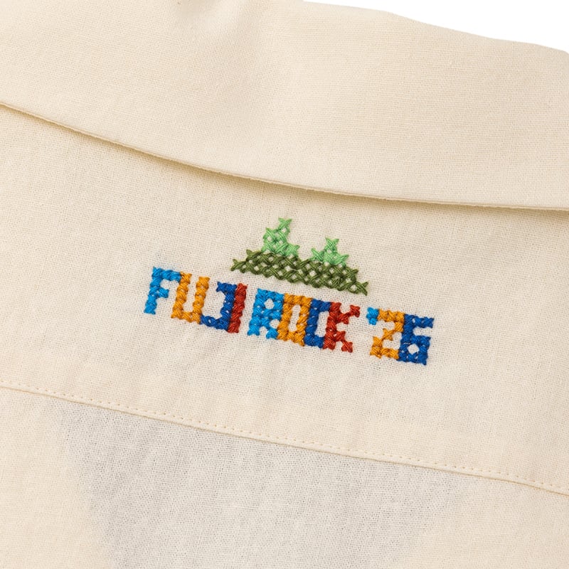 Fujii Kaze x Fuji Rock '26 Official Collaboration Shirt (IVORY)