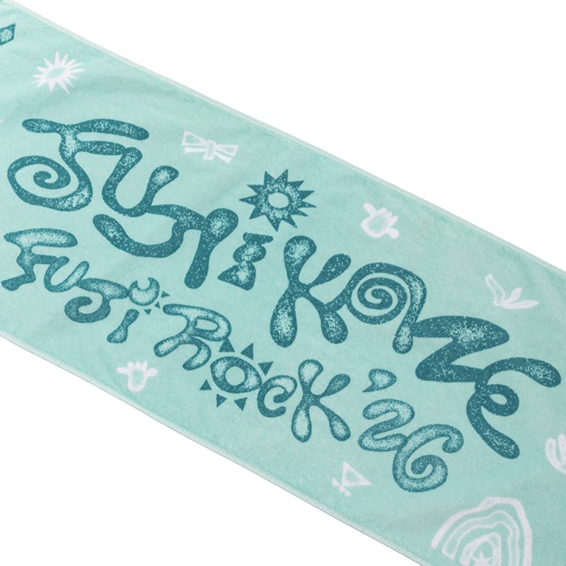 Fujii Kaze x Fuji Rock '26 Official Collaboration Towel (GREEN)