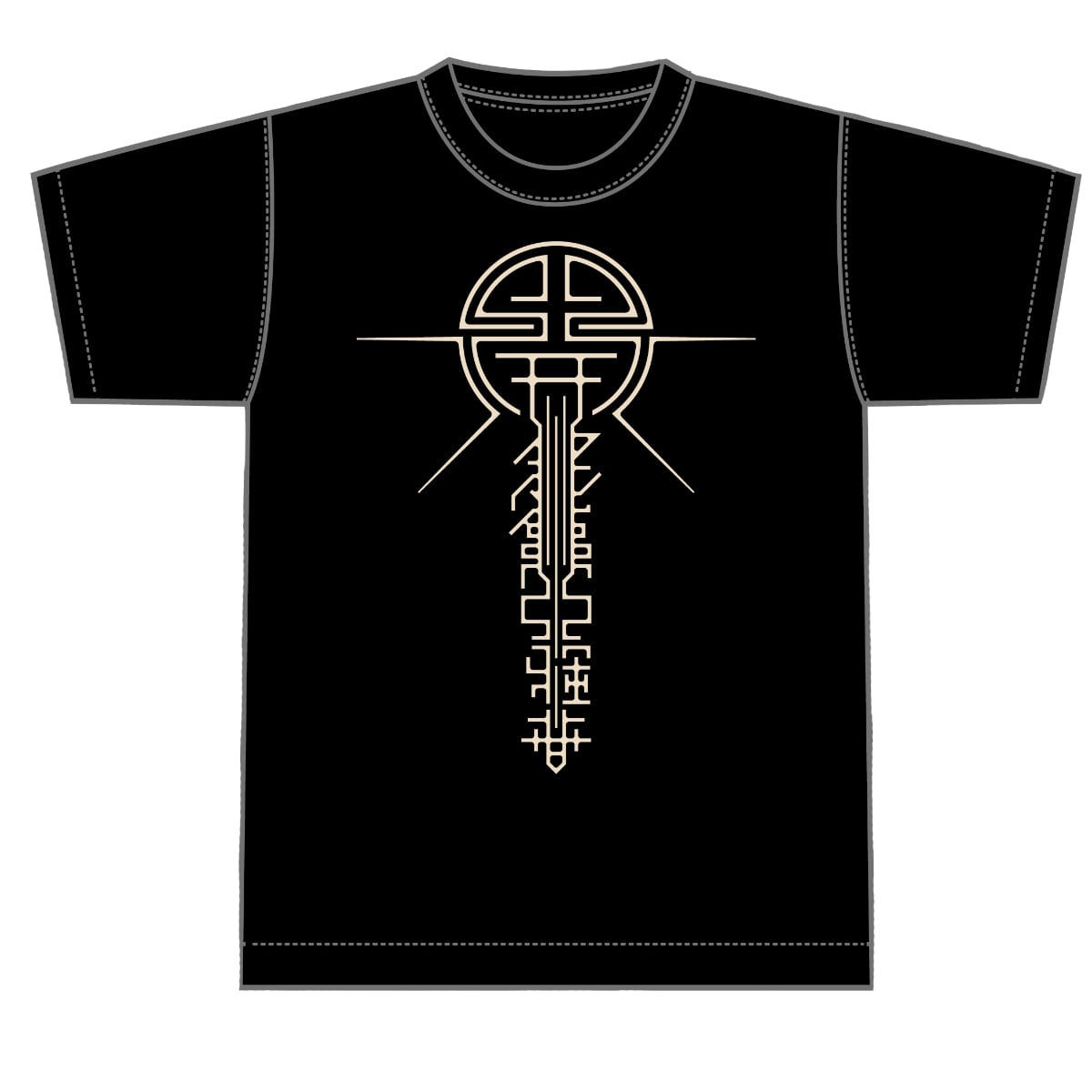 開錠系亞種音TシャツBLACK