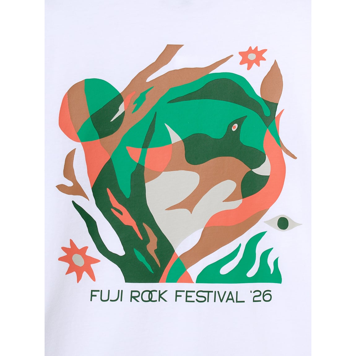 Barbour × FUJI ROCK Tシャツ
