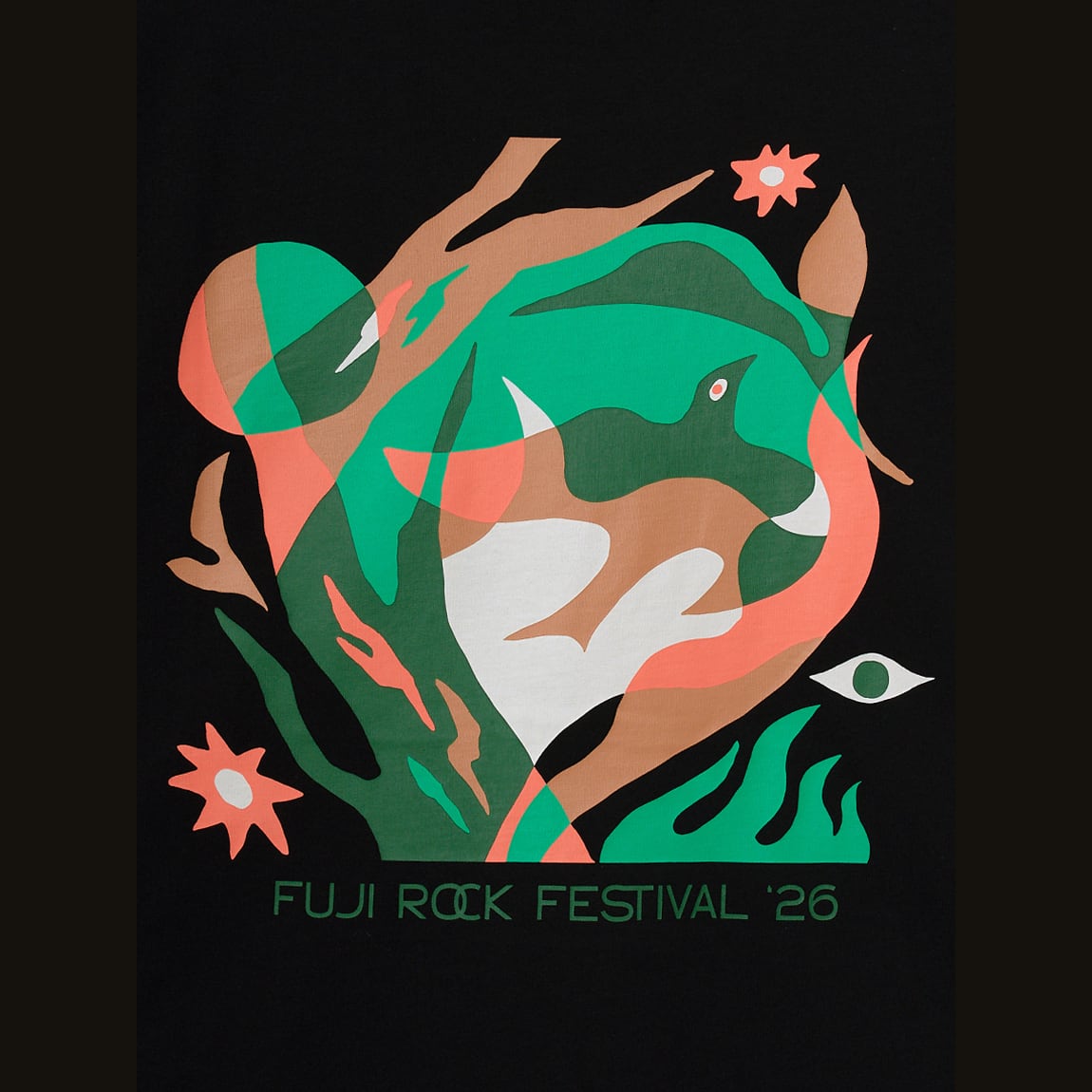 Barbour × FUJI ROCK Tシャツ