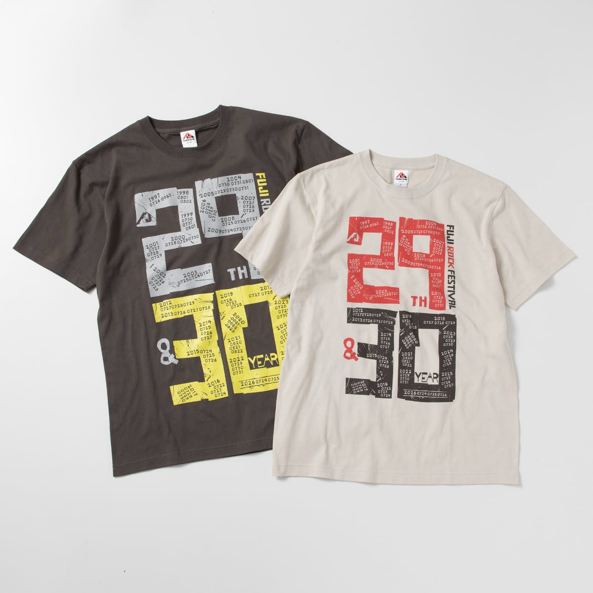 FUJI ROCK '26 29TH & 30YEAR Tシャツ