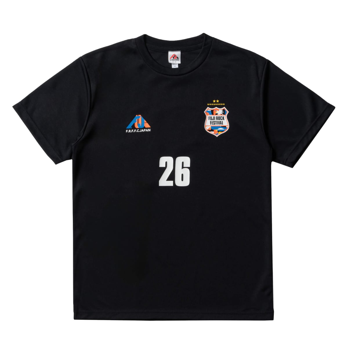 未使用 フジロック’15 × GAN-BAN サッカーTシャツ Mサイズ 黒 フジロックフェスティバル '26会場販売グッズ一覧 | FUJI ROCK