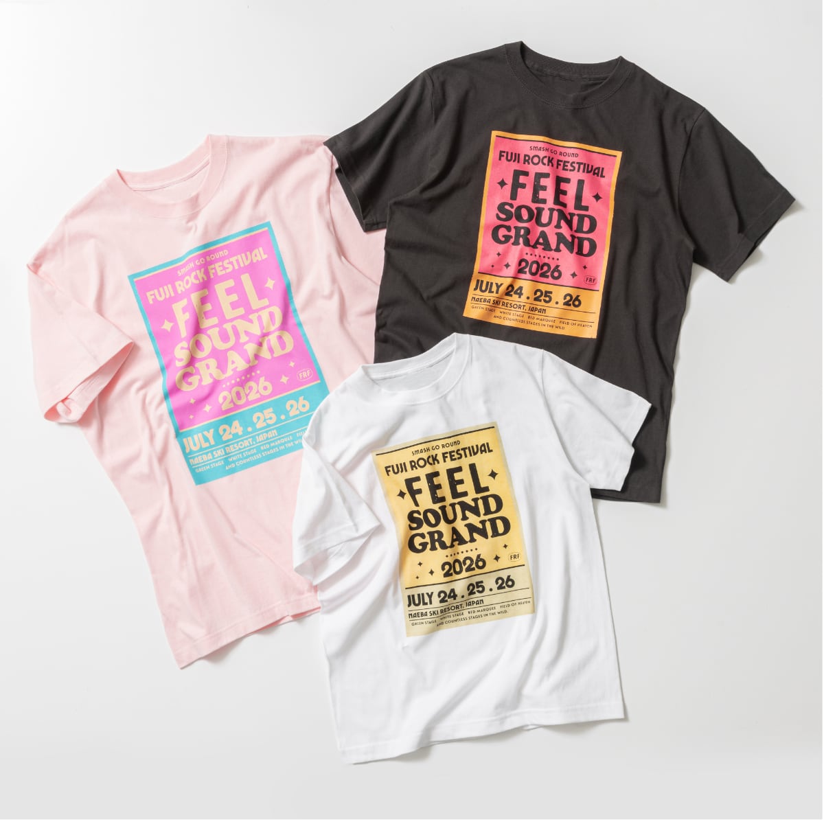 FUJI ROCK '26 SOUND GROUND TEE (出演者名入り) 