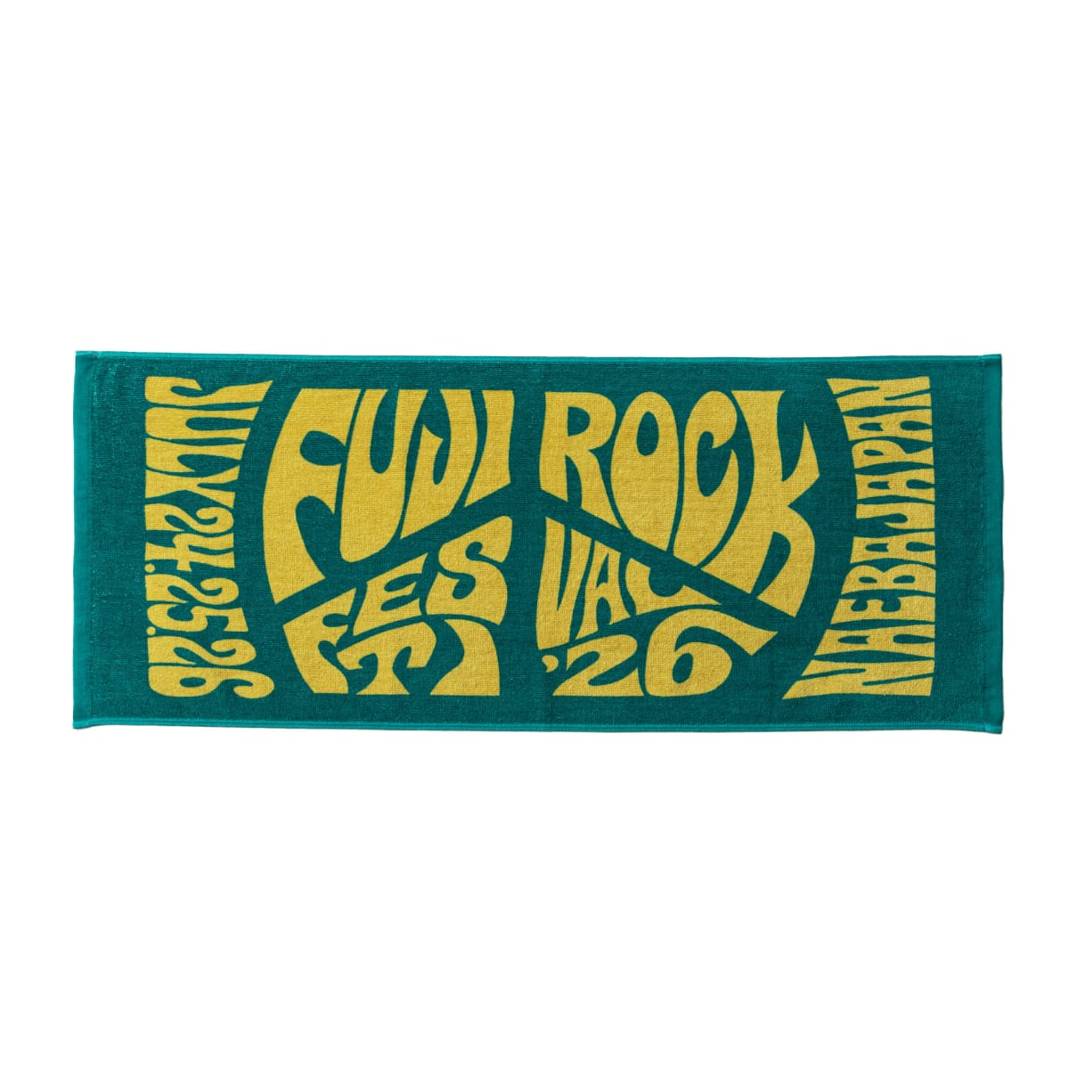 FUJI ROCK '26 フェイスタオル(PEACE柄)