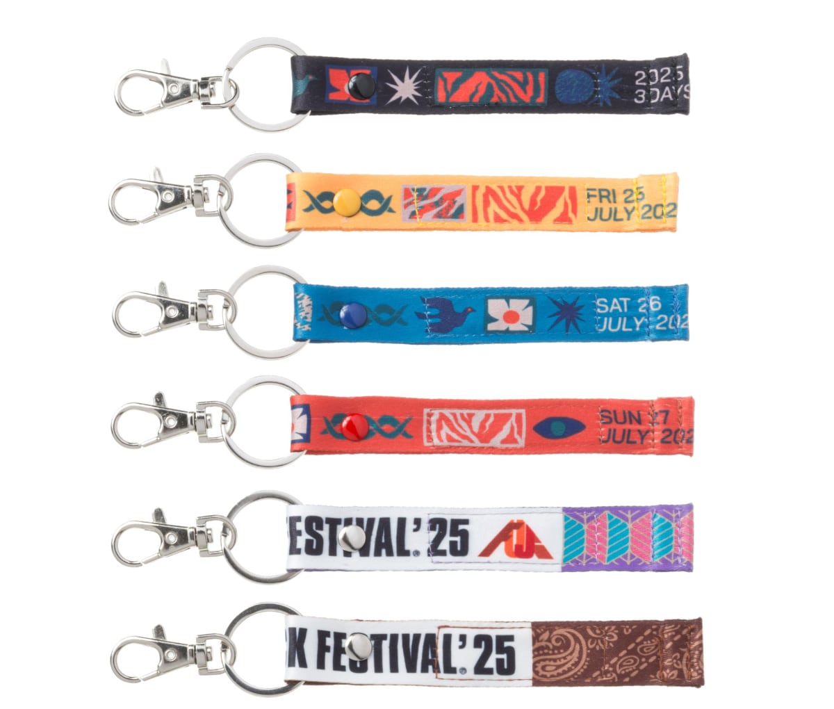 FUJI ROCK '26 リストバンドキーホルダー
