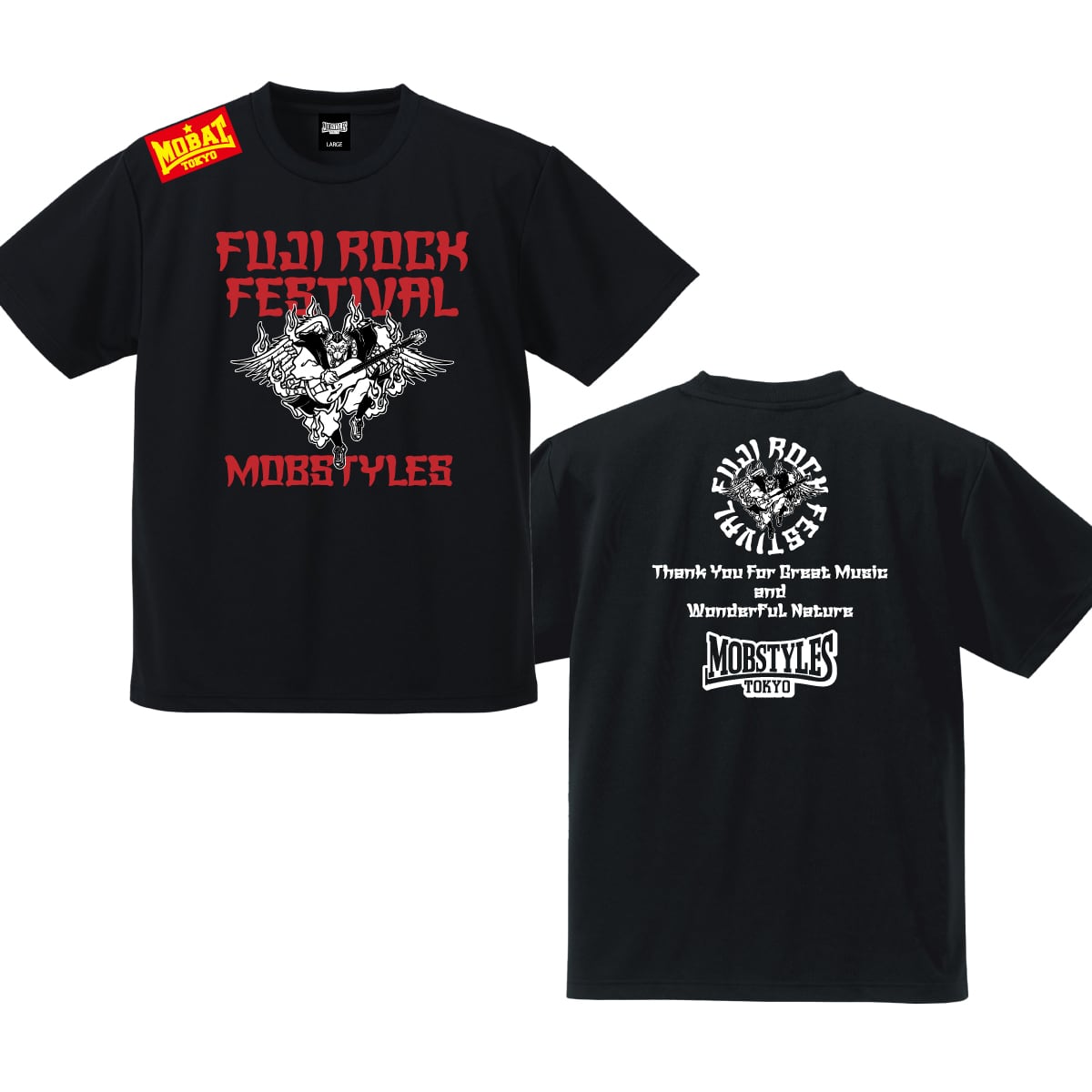 FUJI ROCK '26 × MOBSTYLES DRY Tee 
	              style=