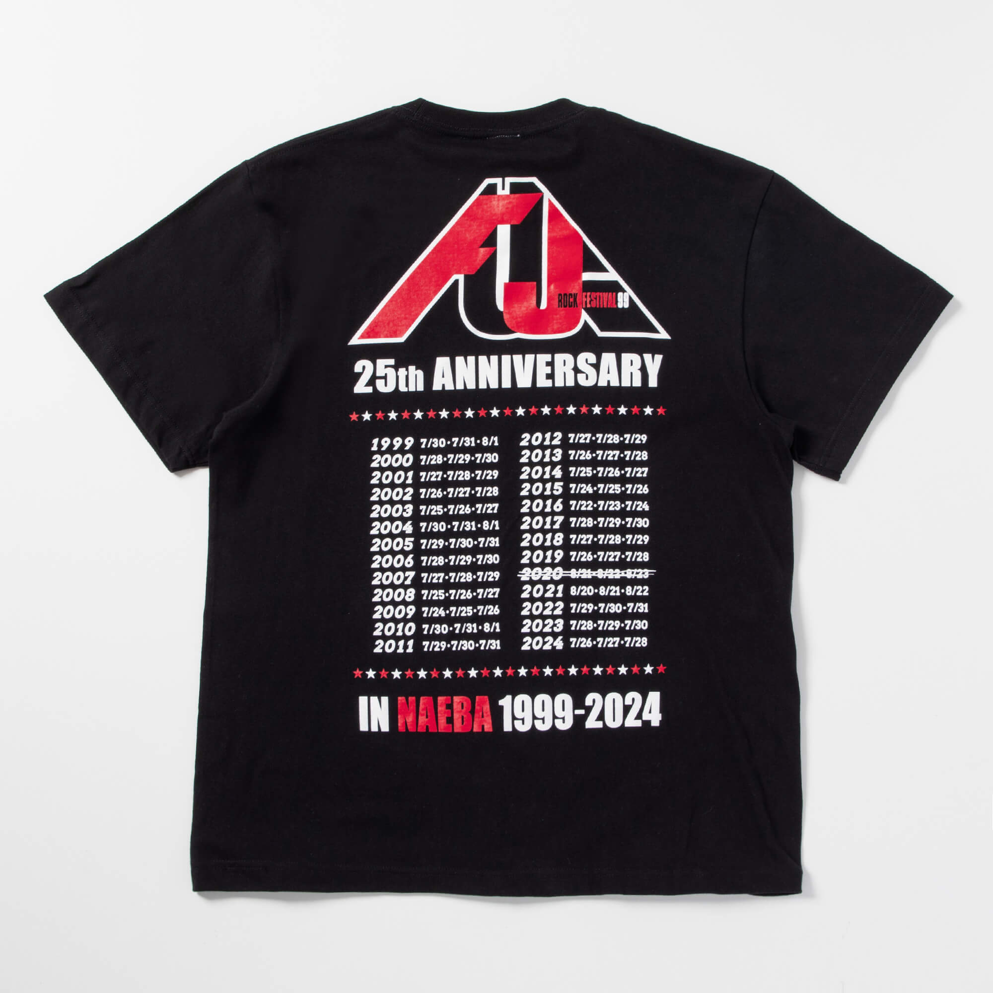 FUJI ROCK '24 苗場開催25周年Tシャツ