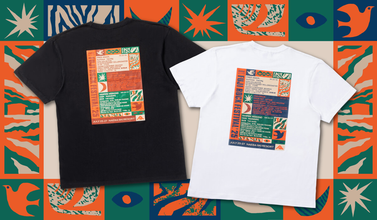 『FUJI ROCK AND ROLL FESTIVAL '24 Tシャツ』発売！